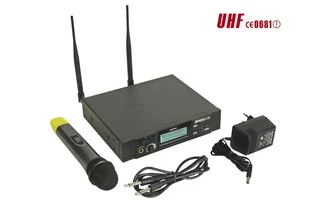 MICRÓFONO PLL UHF TRUE DIVERSITY INALÁMBRICO PLL DE 8 CANALES 