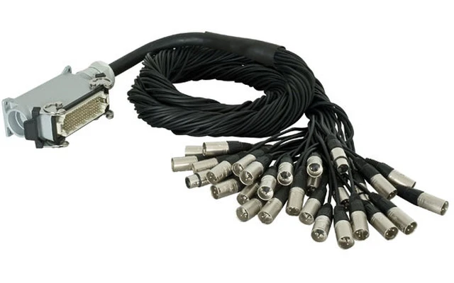 Multiconector 108 pin macho / Neutrik XLR 2,5 Metros