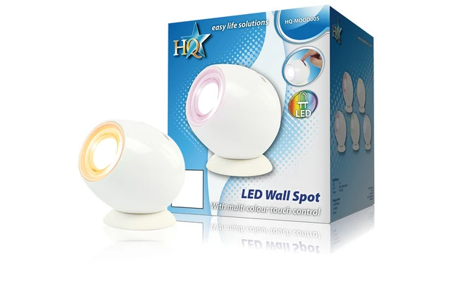 Luz LED multicolor para pared