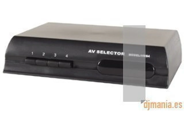 Conmutador de Video/Audio Manual