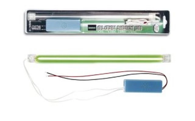 Tubo fluorescente de cátado frío + alimentación, 30cm, Verde