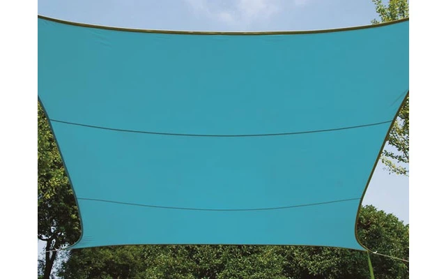 VELA DE SOMBRA - RECTANGULAR - 4 x 3 m - COLOR: AZUL CELESTE