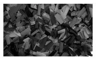 Showtec Recarga Confeti rectangular 55x17mm Negro