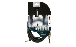 Cable para guitarra prof. Jack de 6.35mm a Jack de 6.35mm 90° 6m