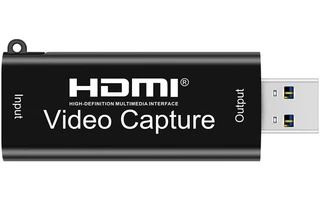 Capturadora de vídeo mini-HDMI a USB 3.0 - USB Video UVC FullHD 1080P @ 60 Hz