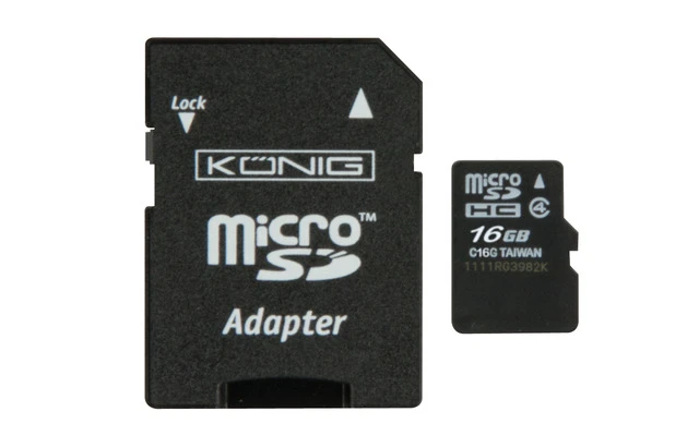 Tarjeta de memoria micro SDHC de 16GB