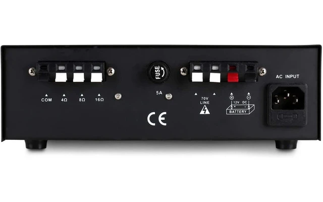 LTC Audio PAA60USB - Amplificador megafonia 3 canales 60W USB/SD/MP3