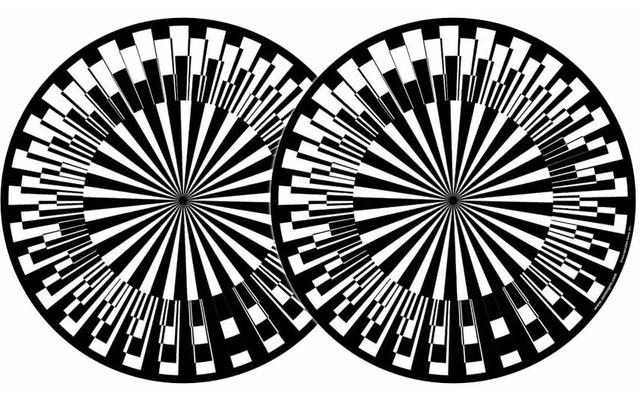 Slipmats Scope white Twin Pack