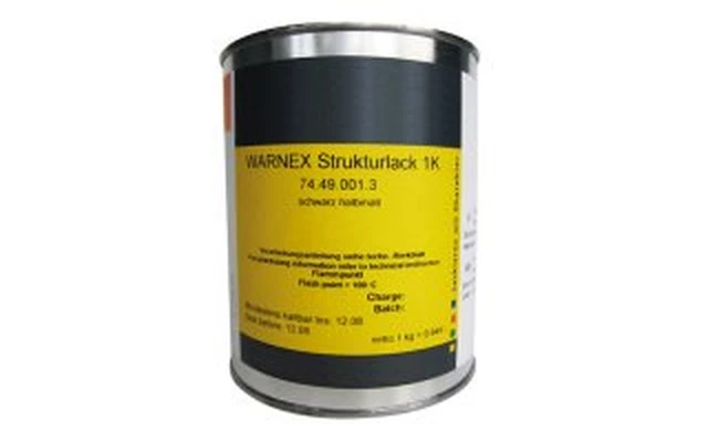 Adam Hall - Warnex acabado en negro para protección 1 kg