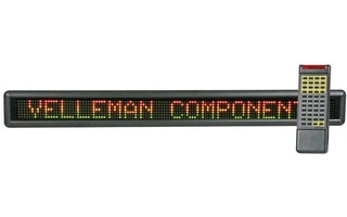 Mensaje rodante multicolor - 7 x 120 LEDs - MML24CN