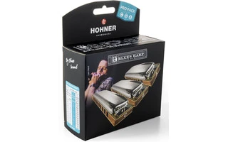 Hohner Blues Harp 3 Propack Cga Major New