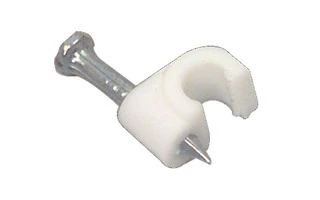 Clips de Cable Pinza 4 - 6 mm Blanco