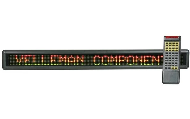 Mensaje rodante multicolor - 7 x 120 LEDs - MML24CN