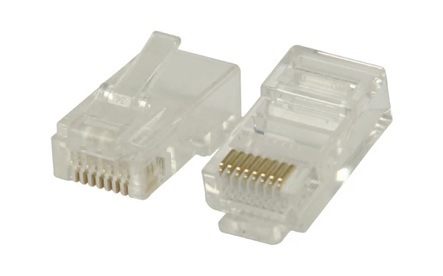 Conector RJ45 para cables UTP CAT6 sólidos 10 uds - Valueline VLCP89304T