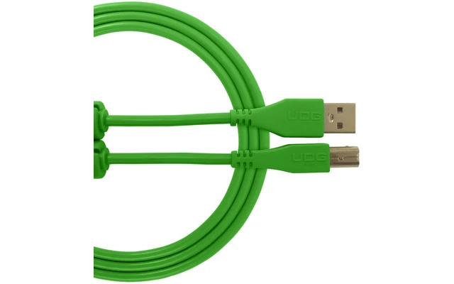 UDG Cable USB 2.0 A-B - Recto - Verde - 1 Metro