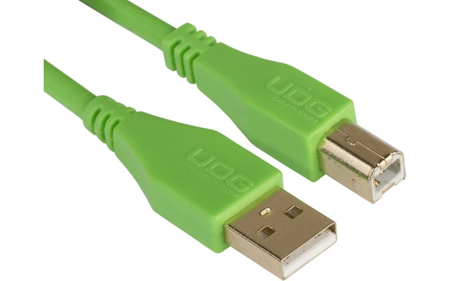 UDG Cable USB 2.0 A-B - Recto - Verde - 1 Metro