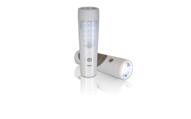 Linterna de bolsillo recargable con LED y sensor PIR