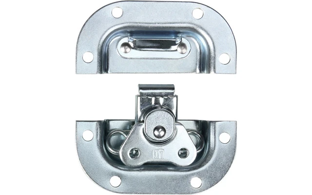 Adam Hall Hardware 17373 S - Cierre de Mariposa pequeño con Resorte Base pequeña Profundidad 10 