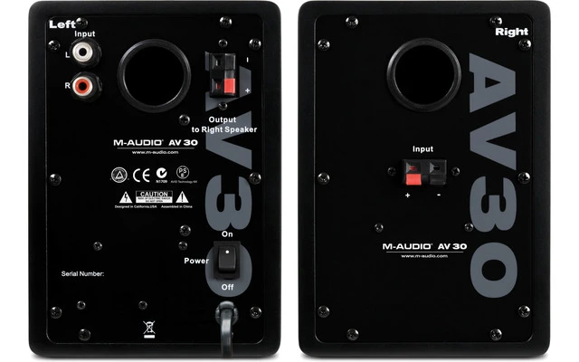 M-Audio Studiophile AV30 Version II 