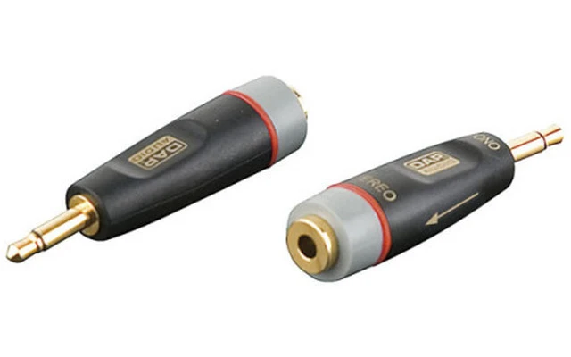 Adaptador Mini jack macho mono a Mini jack hembra