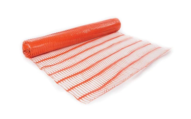RED DE SEGURIDAD PARA OBRAS - 1 x 50 m - COLOR NARANJA