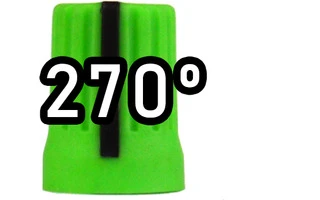 DJ Techtools Chroma Caps Super Knob 270º Verde
