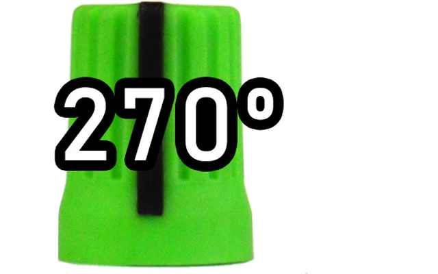 DJ Techtools Chroma Caps Super Knob 270º Verde