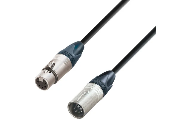 Adam Hall Cables K5 DGH 0500 - Cable DMX Neutrik de XLR macho a XLR hembra 5 m