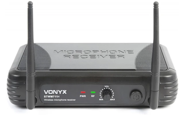 Vonyx STWM711H Sistema inalambrico 1 canal VHF con micro de cabeza