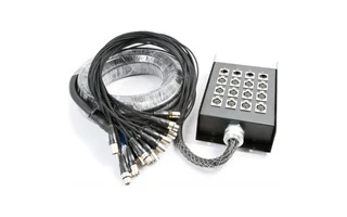 PD Connex Stage Snake 12-in 4-out XLR 30 metres
