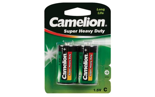 ZINC-CARBÓN C / R14 1.5V-3200mAh (2 uds./blister)