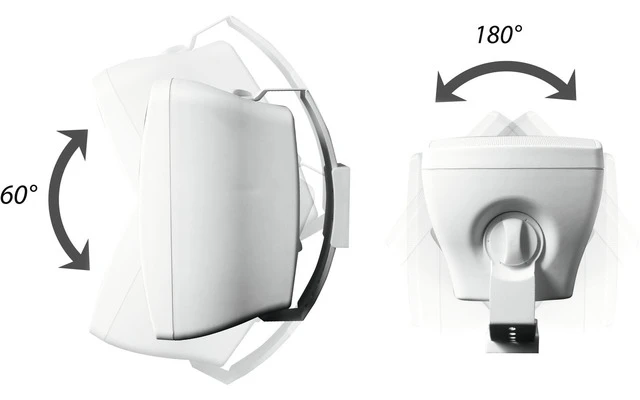OMNITRONIC OD-4 Altavoz de pared 8Ohms blanco