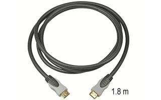 HDMI Macho 19P a HDMI Macho 19P - 1.8 Metros - Dorado