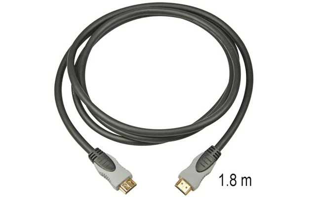 HDMI Macho 19P a HDMI Macho 19P - 1.8 Metros - Dorado