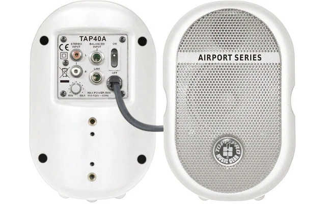 TopPro Audio TAP40AW Diffusore Attivo Da 4” Bianco