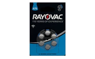 ZINC AIRE RAYOVAC 1.45 V - 630 mAh 4600.745.416 (6 uds. / blíster)