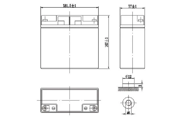 BATERÍA DE PLOMO-ÁCIDO 12V-17Ah