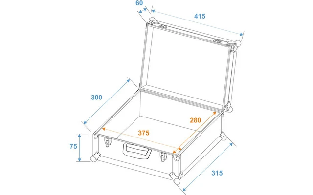 ROADINGER Universal Case FOAM, black, GR-5 black