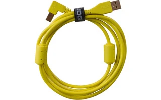 UDG Ultimate Cable USB 2.0 A-B - Amarillo - Acodado 2 metros