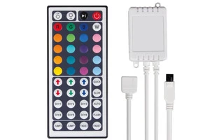 CONTROLADOR LED RGB CON MANDO A DISTANCIA (44 BOTONES)