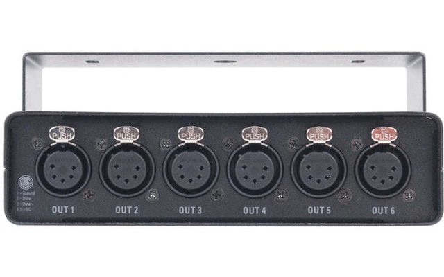 Elation RDMX6S RDM/DMX Data Splitter