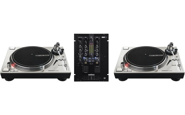 Reloop RMX 22i + 2x Reloop DJ RP7000 MkII Silver