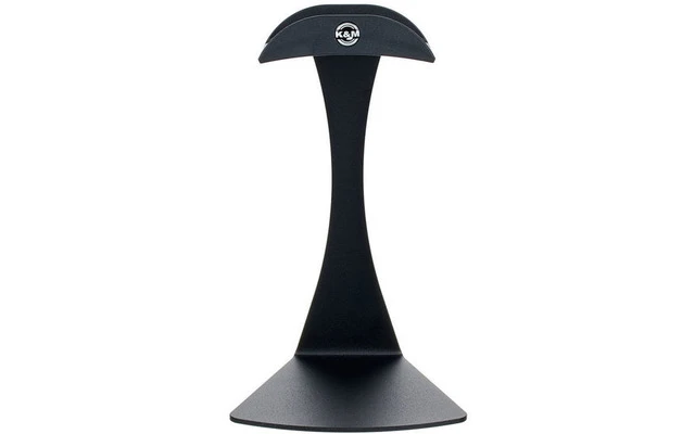 K&M 16075 - Soporte auriculares con almohadillas de goma antidelizantes