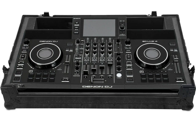 UDG Ultimate Flight Case Denon DJ SC LIVE 4 Black Plus (Ruedas)