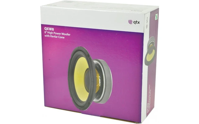 QTXSound woofer de alta potencia kevlar 8 ohm - 8