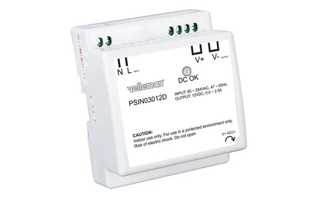 FUENTE DE ALIMENTACIÓN CONMUTADA - 30W - 12VDC - DIN