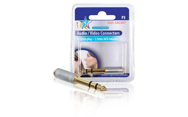 Adaptador Jack 6.33mm a 3.5mm HQ