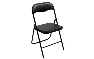 Silla plegable en color negro - FP168B