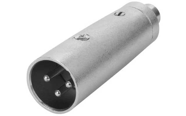 Conector XLR Macho de 3 polos a conector RCA Hembra