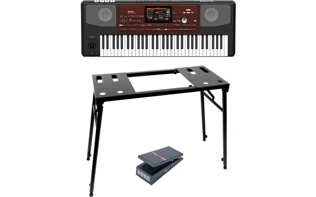 Korg PA700 + Korg EXP2 + Soporte de teclado universal